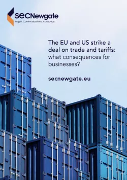 
            <div>EU and US preliminary agreement on tariffs and trade </div>
      