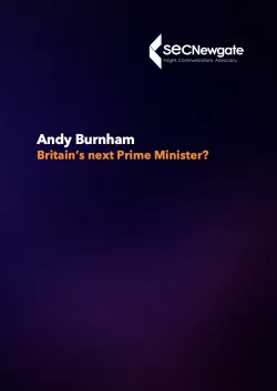 
            <div>Andy Burnham - Britain’s next Prime Minister? </div>
      