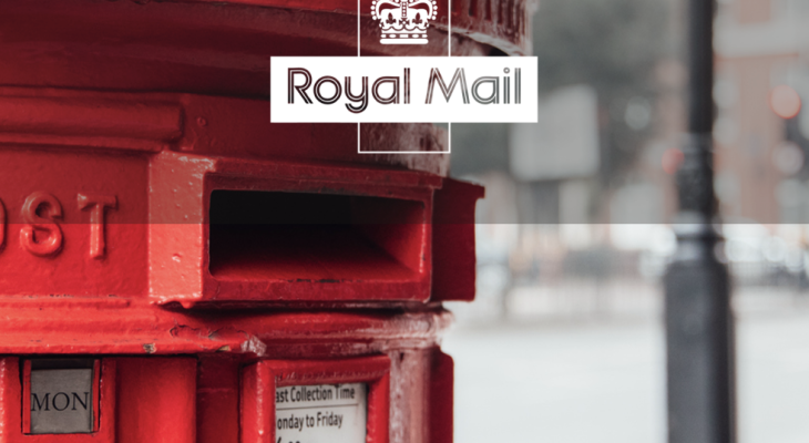 Royal Mail postbox and logo