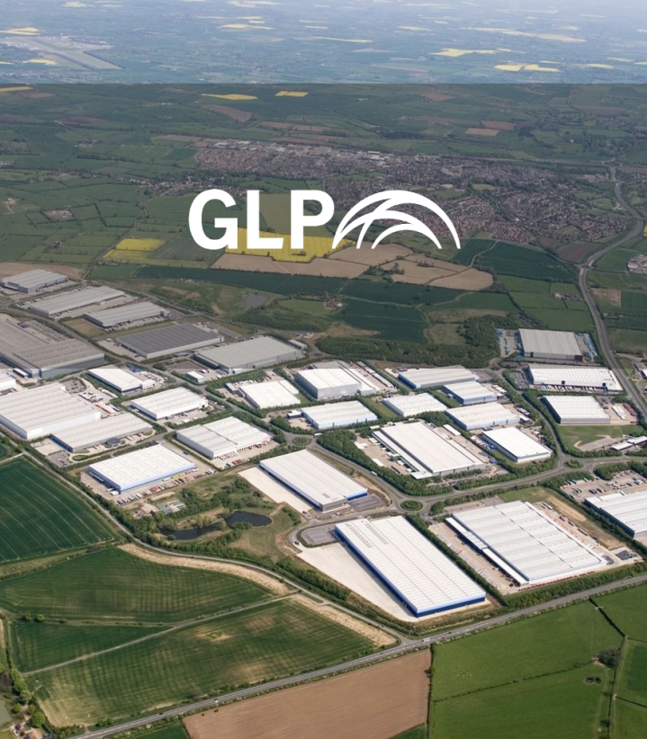 GLP buildings with logo