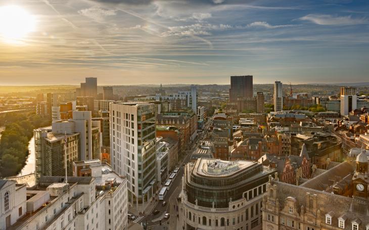 skyline of Leeds