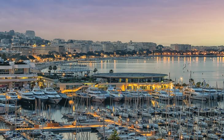 skyline of cannes