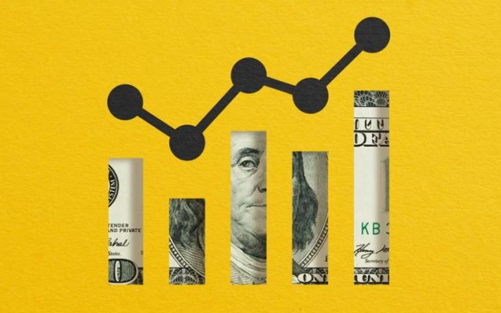 yellow background with dollar image