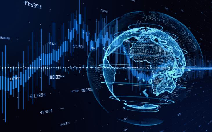 fintech space market concept