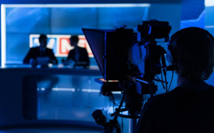broadcast news station