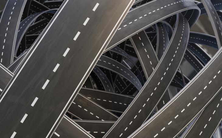 roads jumbled together