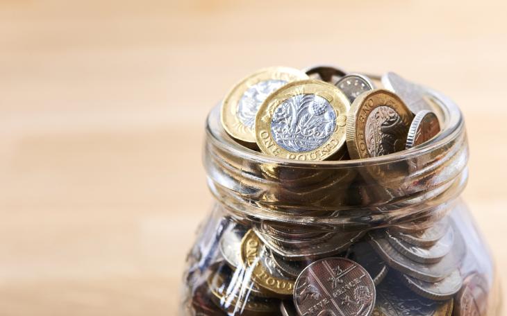 money in a pot