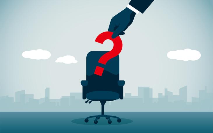 cartoon of empty chair