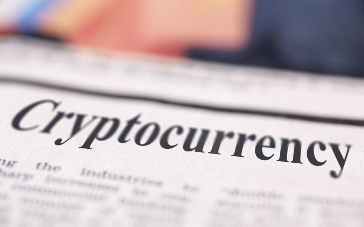 newspaper headline Cryptocurrency