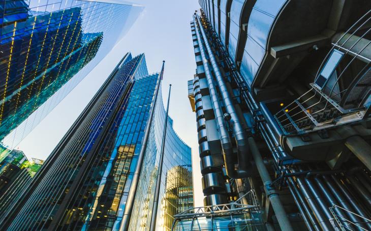 London financial district buidlings