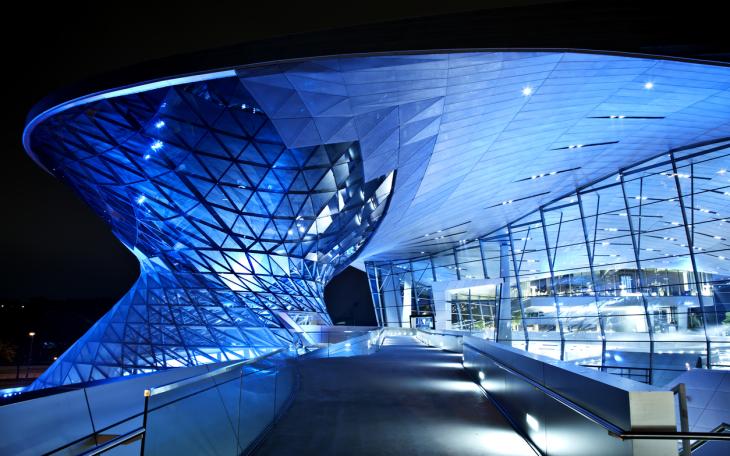 Real estate glass building Munich