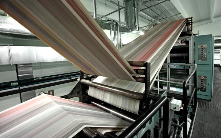 printing newspapers