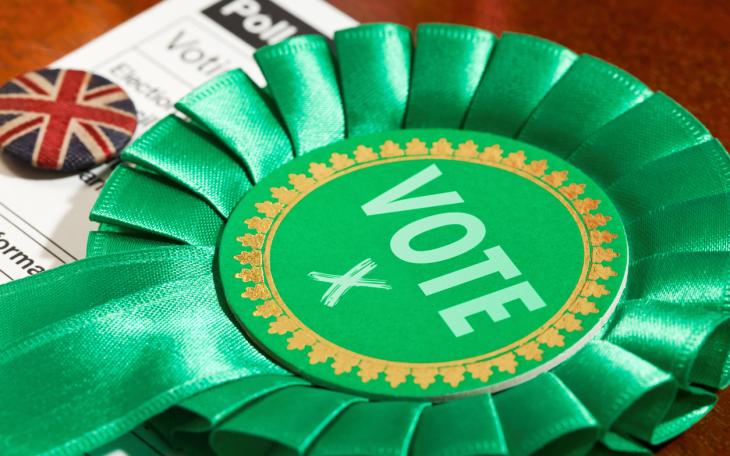 vote green badge