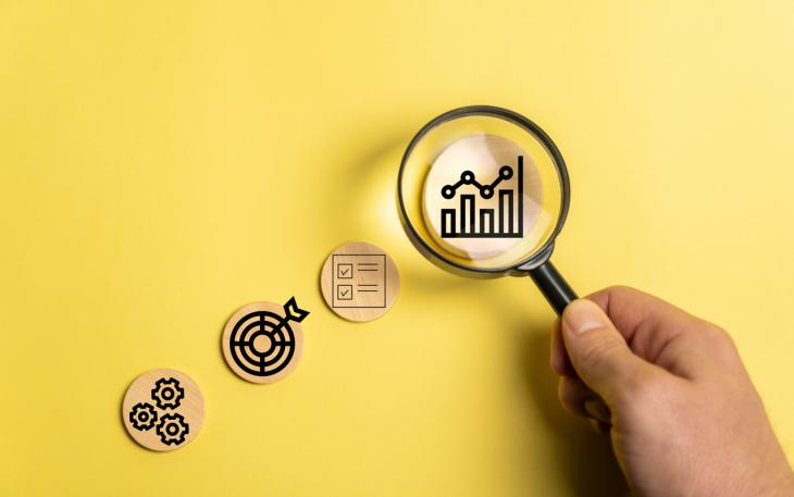 yellow background with targets
