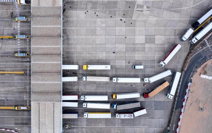 roads and trucks