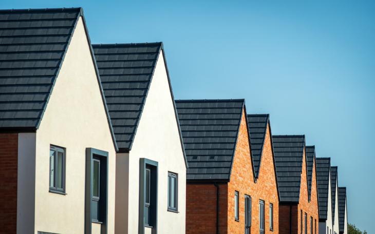 Row of UK housing