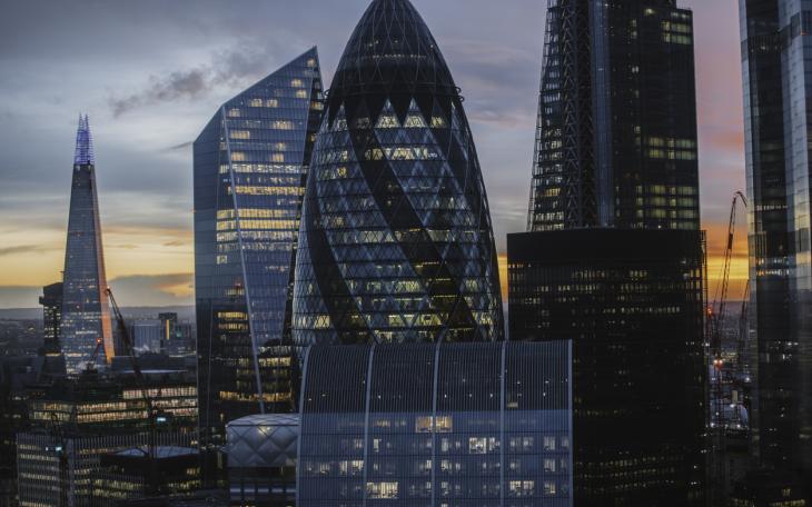 London finance district