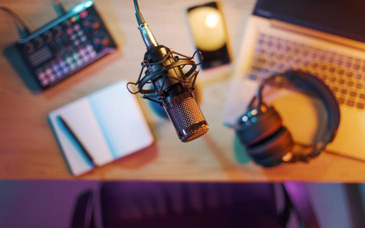 podcast booth