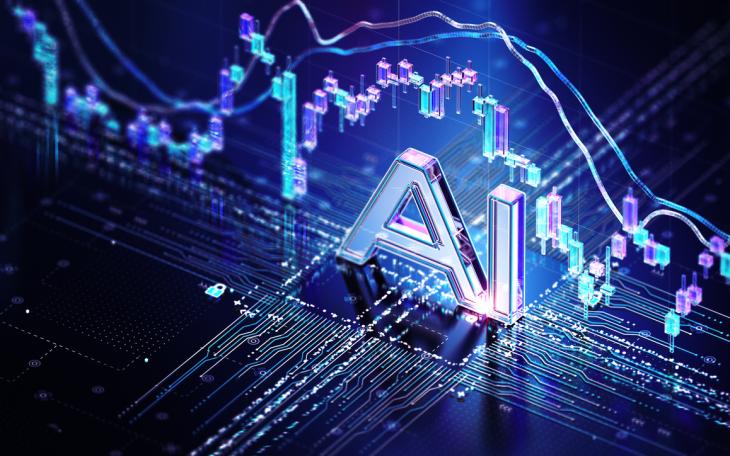 AI finance concept