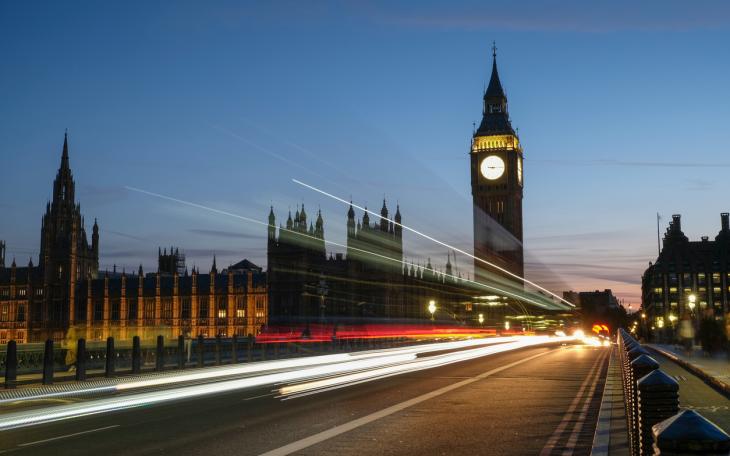 parliament at night