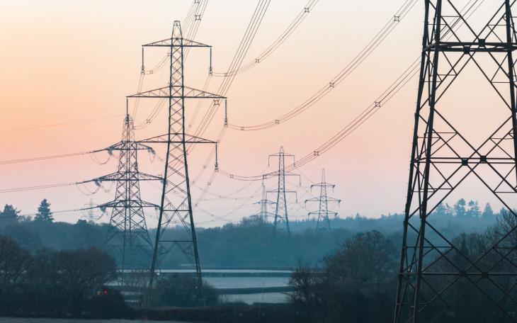 power grid in rural England