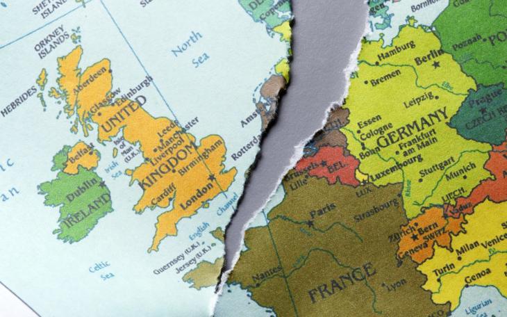 A map of the EU is two