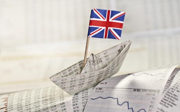 uk economy paper boat