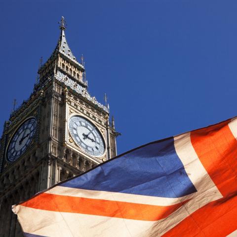 Big Ben and Union Jack