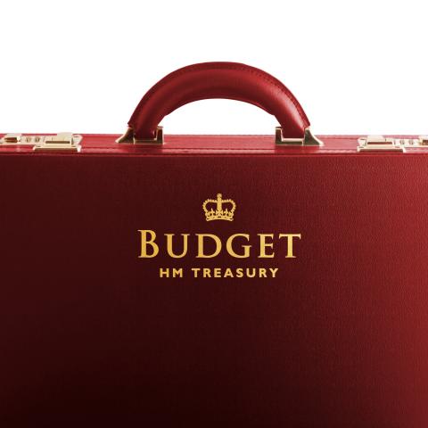 suitcase red budget