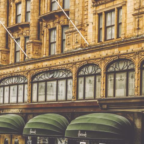 Harrods shop front