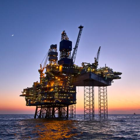 Oil Rig North Sea