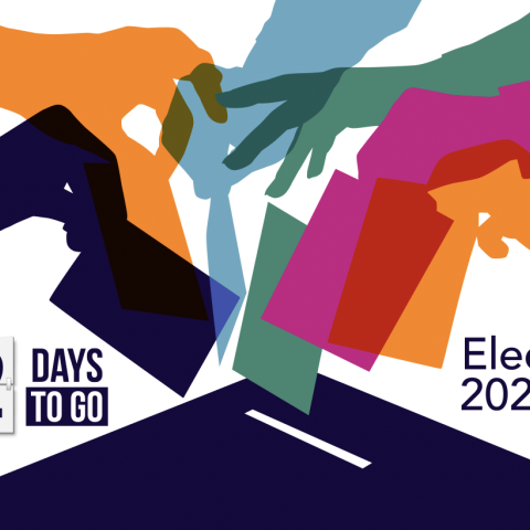 election countdown graphic