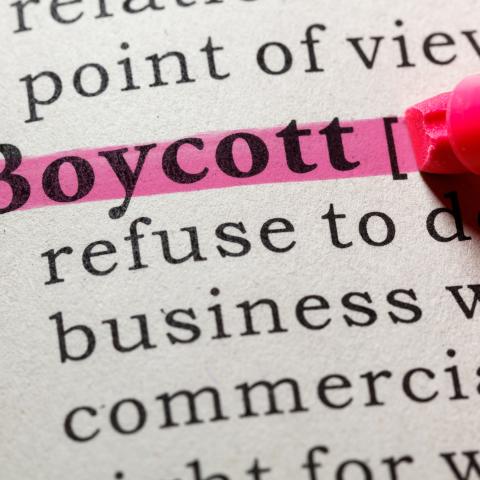 Consumer boycott