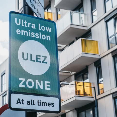 ULEZ zone sign