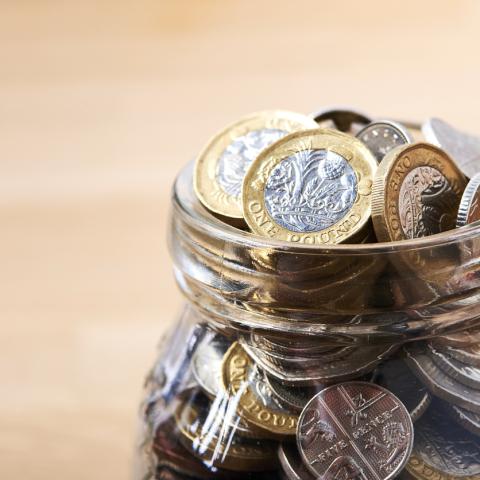 money in a pot