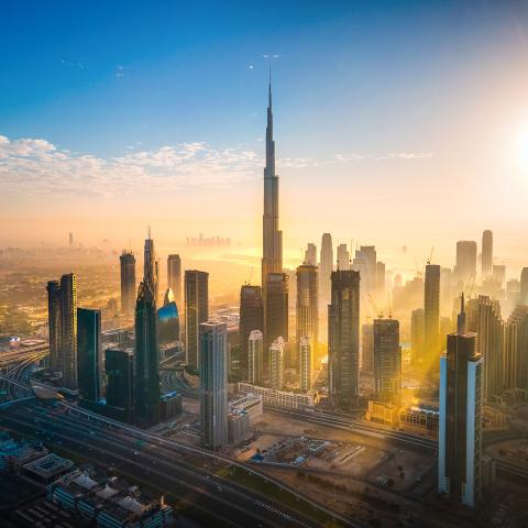 COP28 Dubai Skyline