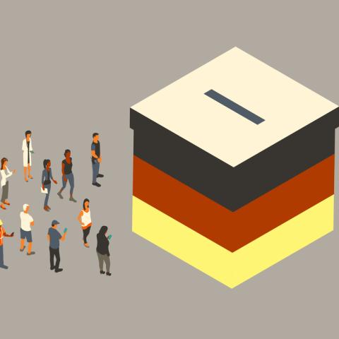 German Elections concept