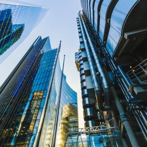 London financial district buidlings