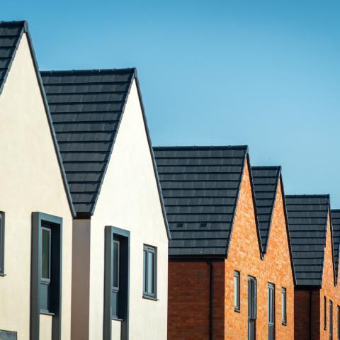 Row of UK housing