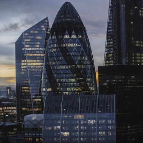 London finance district