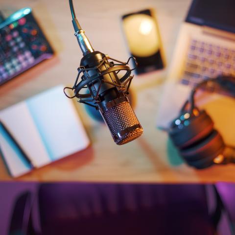 podcast booth