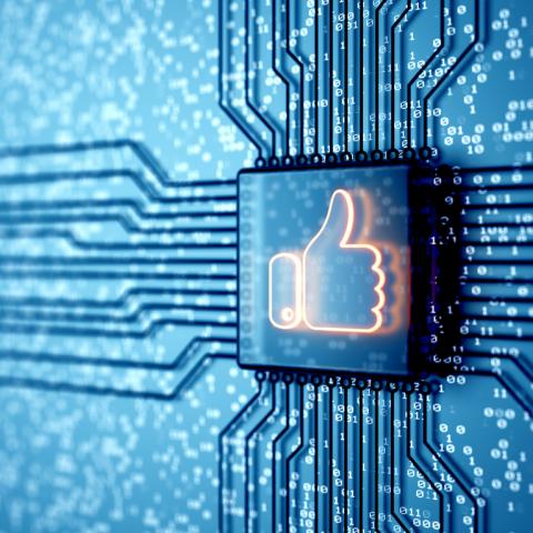 antitrust social media thumbs up digital image