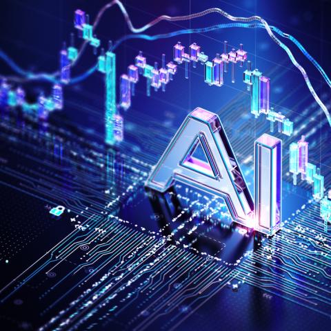 AI finance concept