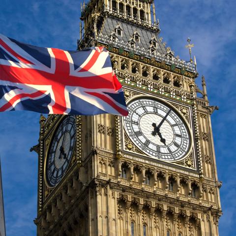 Big Ben and union jack