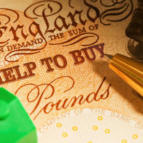 help to buy written on old 10 pound note