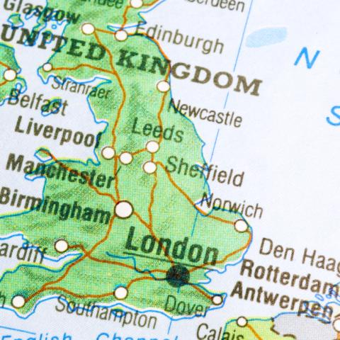 Map of England