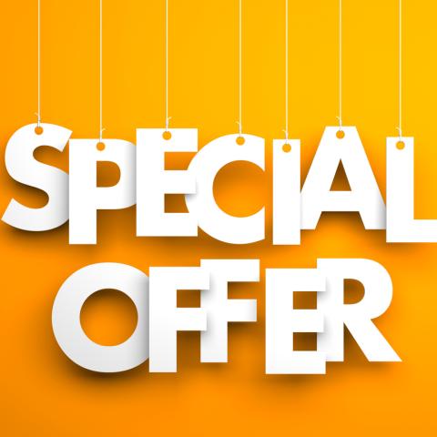 Special offer signage