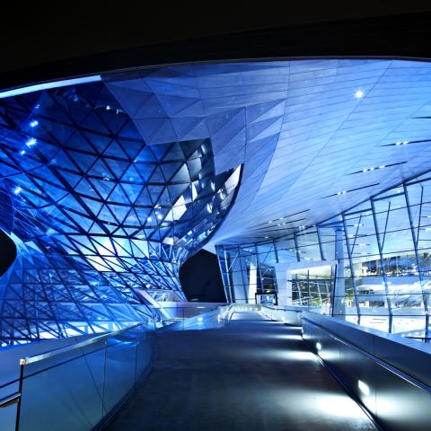 Real estate glass building Munich